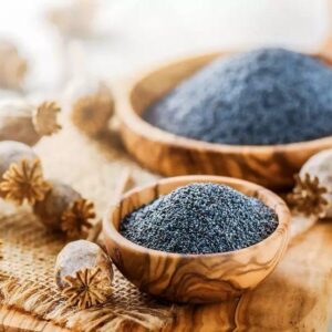 Alternative view of Papaver somniferum seeds unwashed